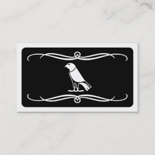 mod crow (color customizable) business card