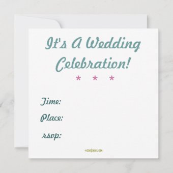 Mod Custom Wedding Invitation | Zazzle