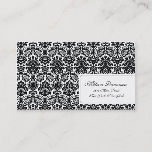 mod damask business card