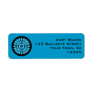 Mod Dartboard Label