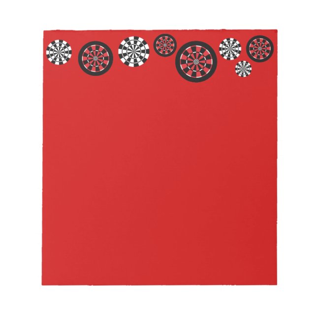 Mod Dartboards Notepad (Front)