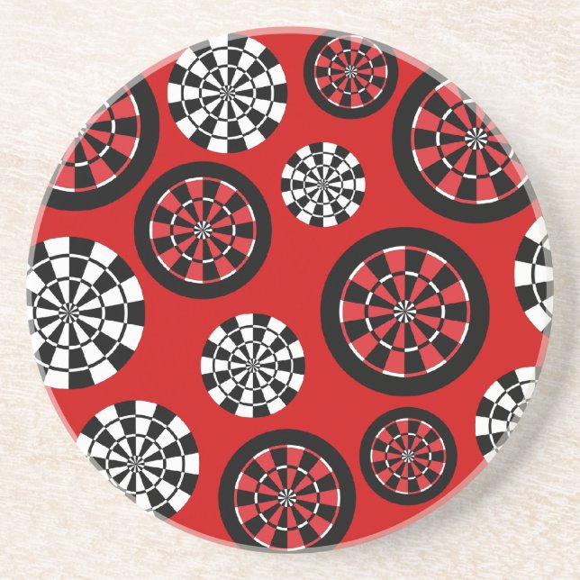 Mod Dartboards Sandstone Coaster (Front)