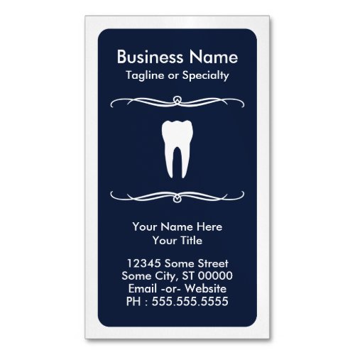 Mod Dentist Magnetic Business Card Magnet