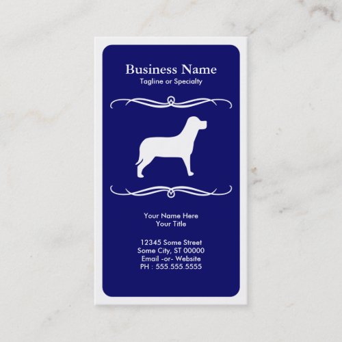mod dog business cards