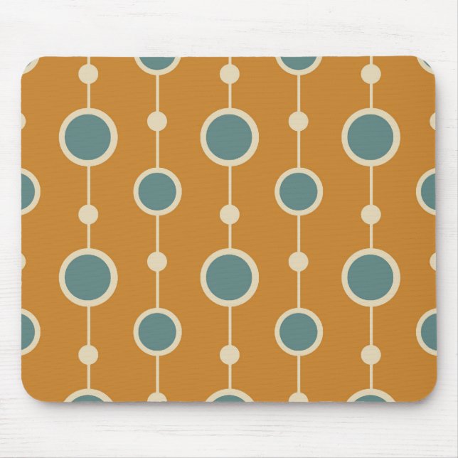 Mod Drops Orange Mouse Pad (Front)