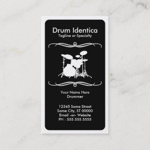 mod drums business card