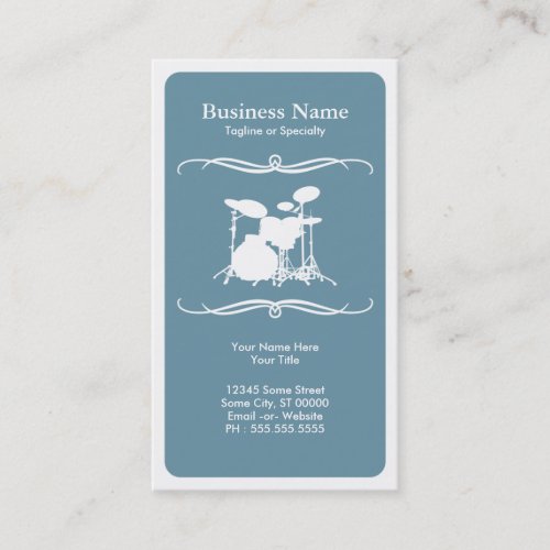 mod drums business card templates