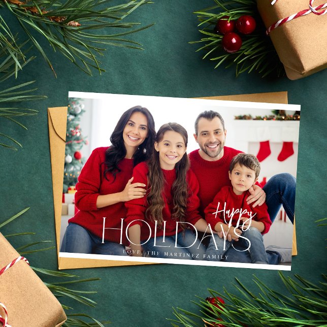 MOD Ele Minimalist Happy Holidays Photo (Creator Uploaded)