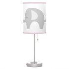 Mod Elephant White with Pink Trim