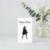 Mod Fashion Girl Boutique, Stylist, Blogger Business Card (Standing Front)
