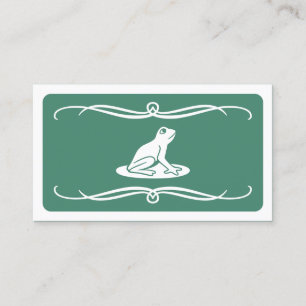 mod frog (color customizable) business card