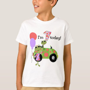 Mod Frogs 1st Birthday T-Shirt