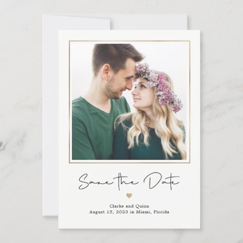 Mod Gallery Editable Color Save The Date Card