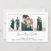 Mod Gallery Editable Color Save The Date Card (Front)