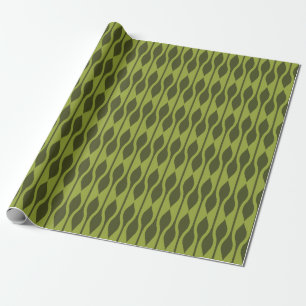 Mod Gift Wrap   Avocado Drops
