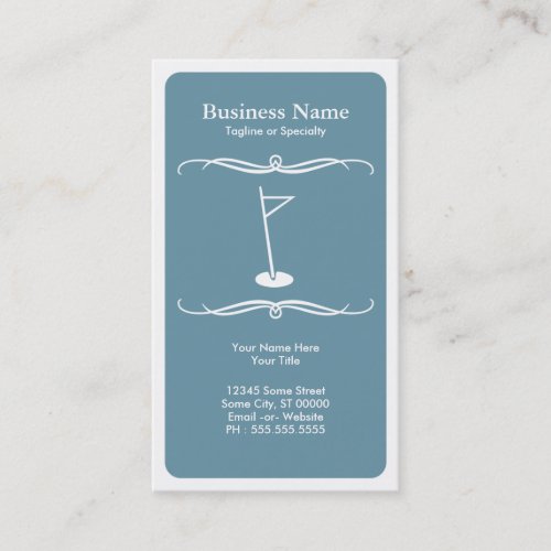 mod golf business card template