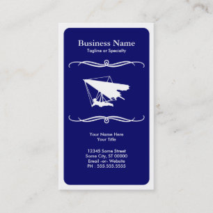 mod hang gliding business card