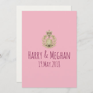Mod Harry and Meghan Royal Wedding Party Invite