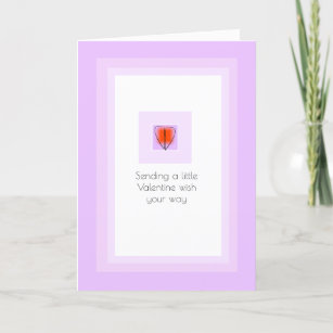 MOD Heart Love Sending a Little Wish Valentine Card