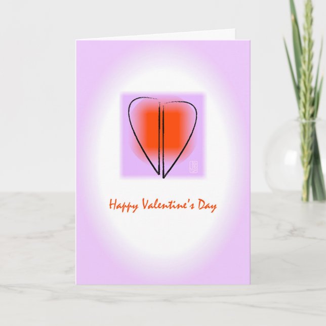 MOD Heart Love To a Sweet Person Valentine Card (Front)