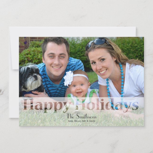 Mod Holiday Photo Cards (Front)