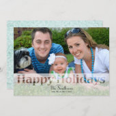 Mod Holiday Photo Cards (Front/Back)