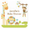 Mod Jungle Safari Baby Shower Stickers