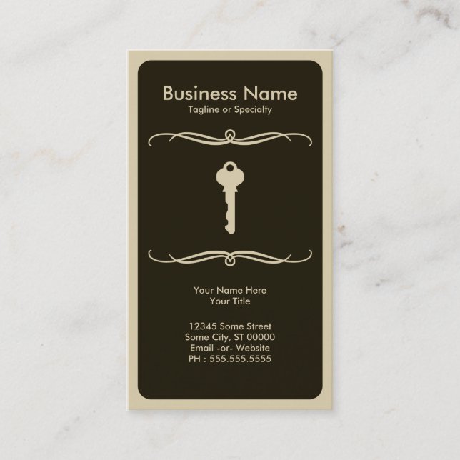 mod key business card (Front)
