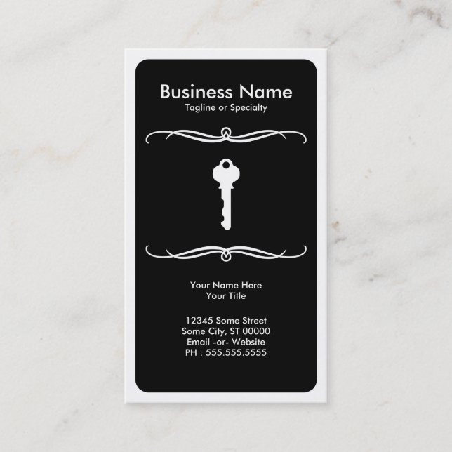 mod key business card (Front)