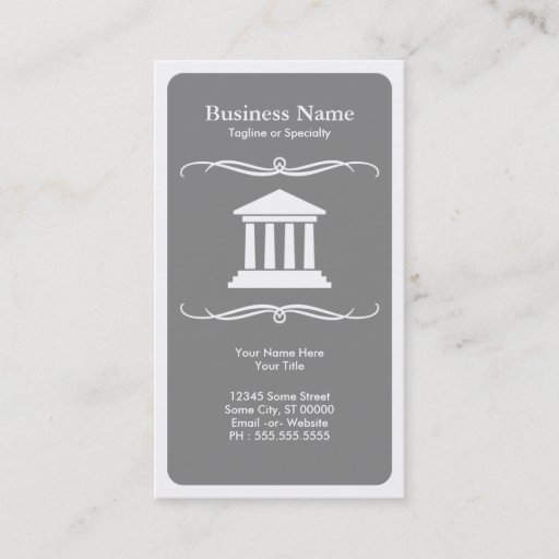 Customizable mod law business card templates