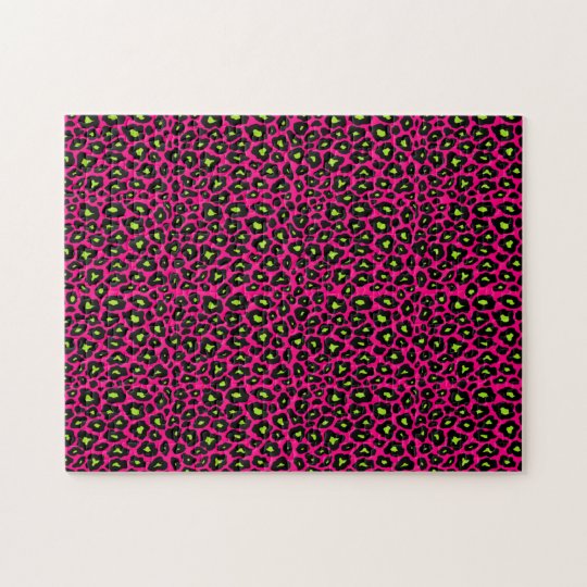 Mod Leopard Pattern Jigsaw Puzzle