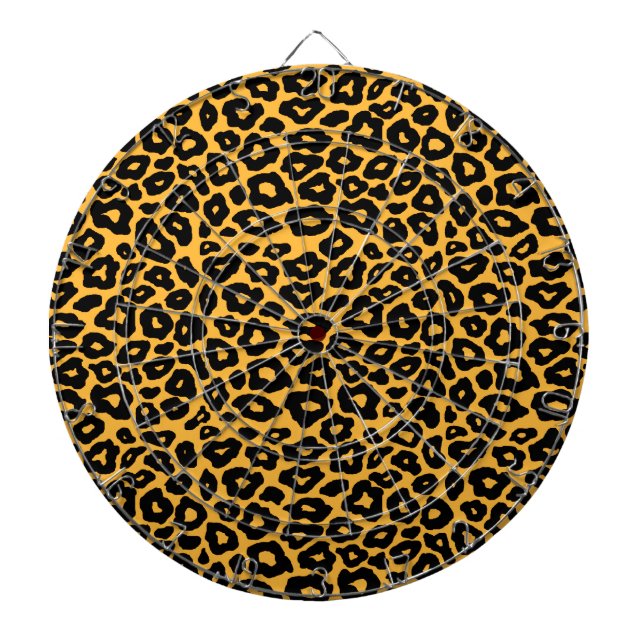 Mod Leopard Print Dart Board (Front)