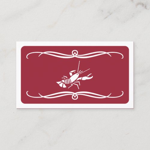 mod lobster color customizable business card