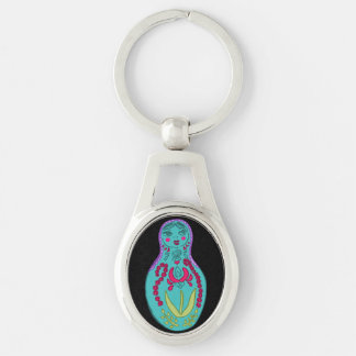 Mod Matryoshka Doll Keychain