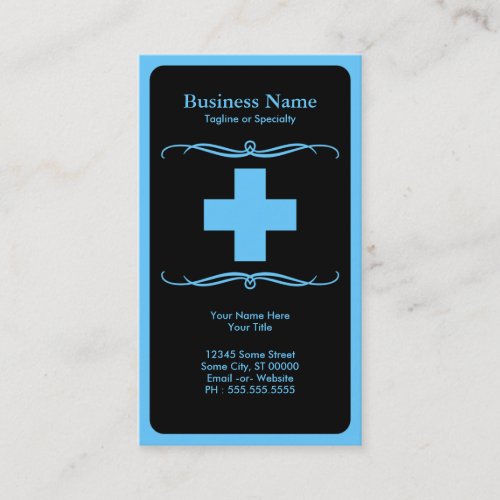 mod medical cross business card template