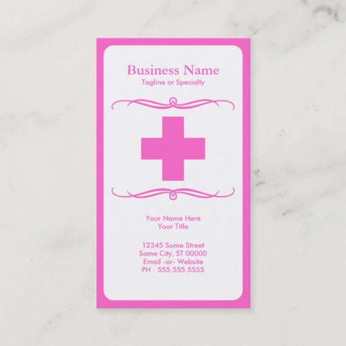 mod medical cross business card template