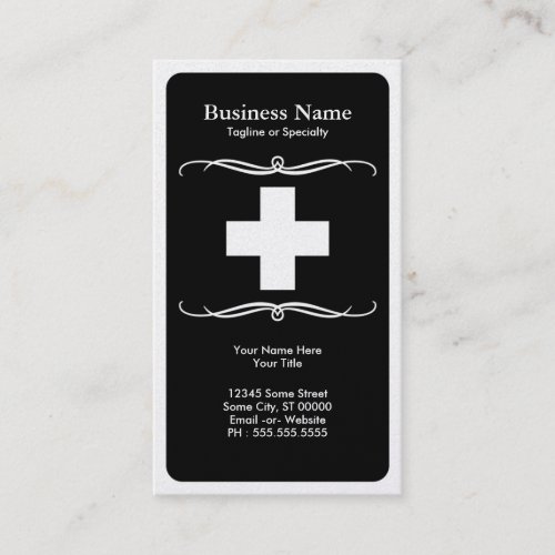 mod medical cross business card