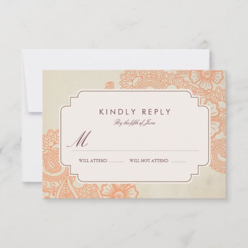 Mod Mehandi Wedding RSVP