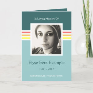 mod memorial card