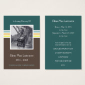 mod memorial card (Front & Back)