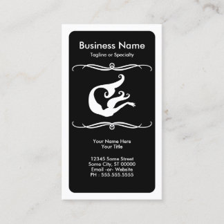 mod mermaid business card