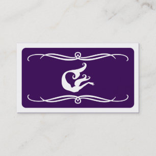 mod mermaid (color customizable) business card