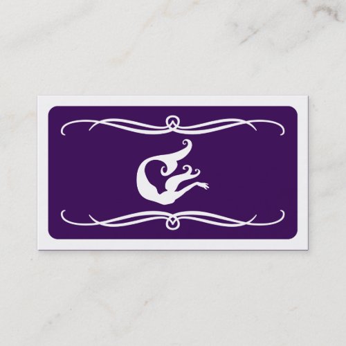 mod mermaid color customizable business card