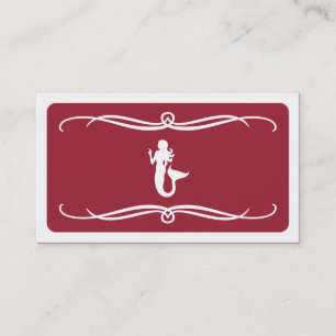 mod mermaid (color customizable) business card
