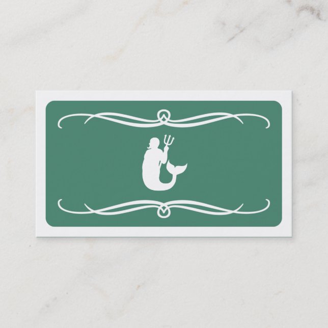 mod merman (color customizable) business card (Front)