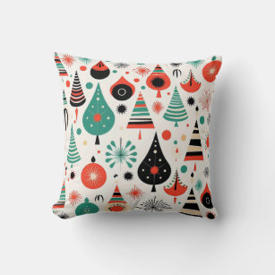 Mid Century Modern Christmas Pillow Gift, Wishing You A Blast Of Joy T –  Mid Century Modern Gal