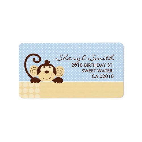 Mod Monkey Address Label