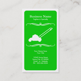 mod mower business card