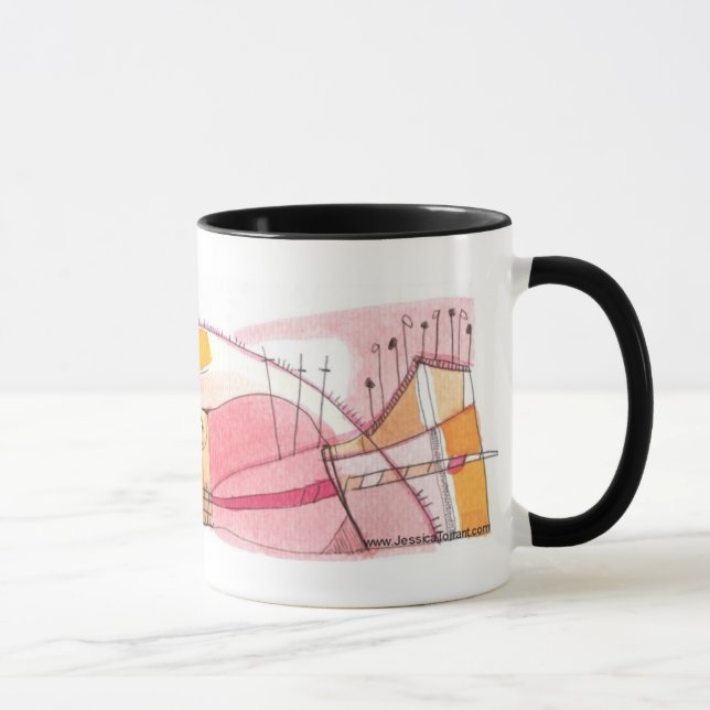 MOD MUG #10 - Whimsical Abstract Art by Torrant (Right)