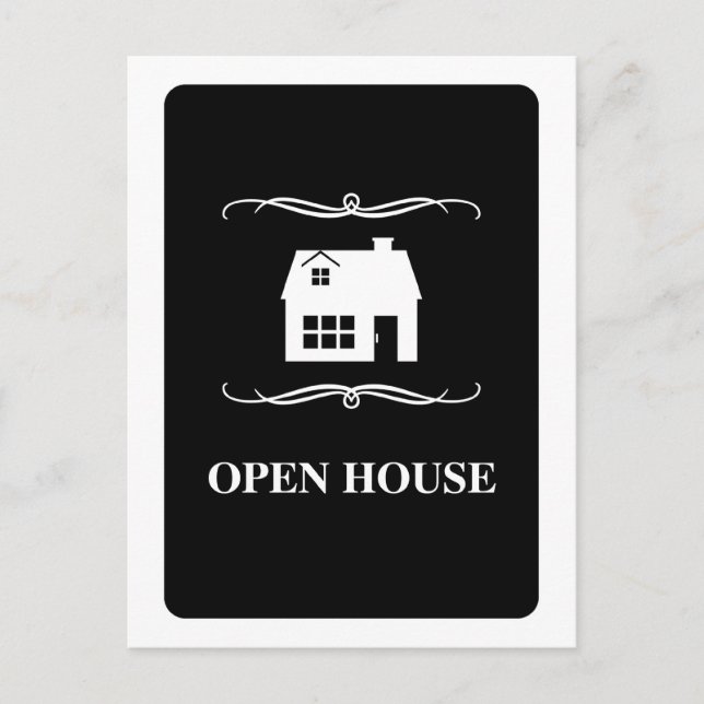 mod open house announcement postcard (Front)